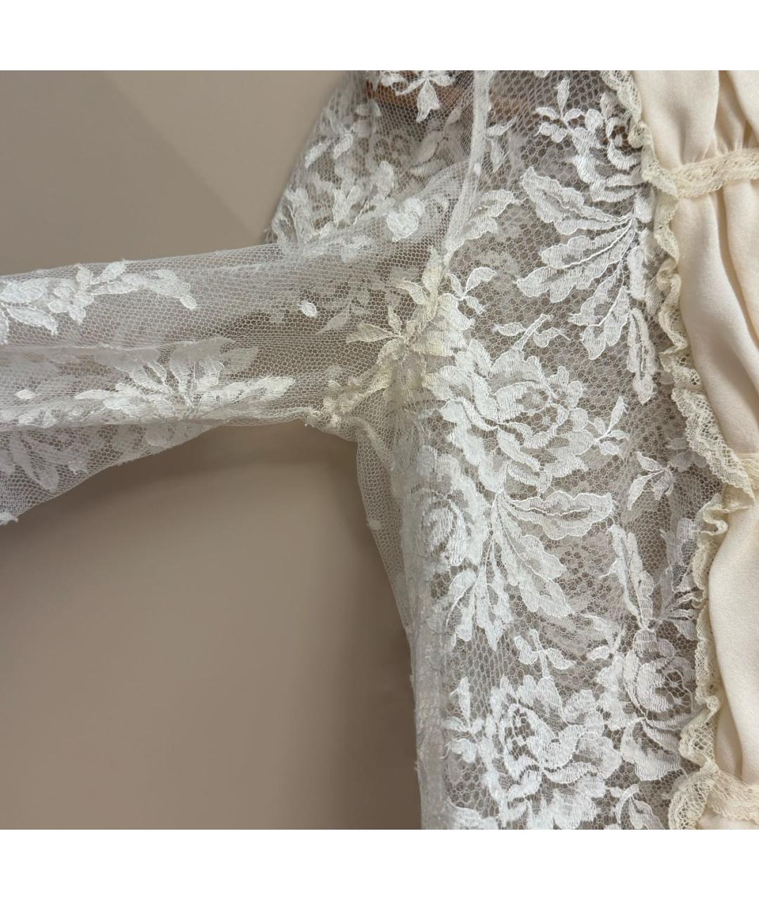 VALENTINO Бежевая хлопковая рубашка, фото 6