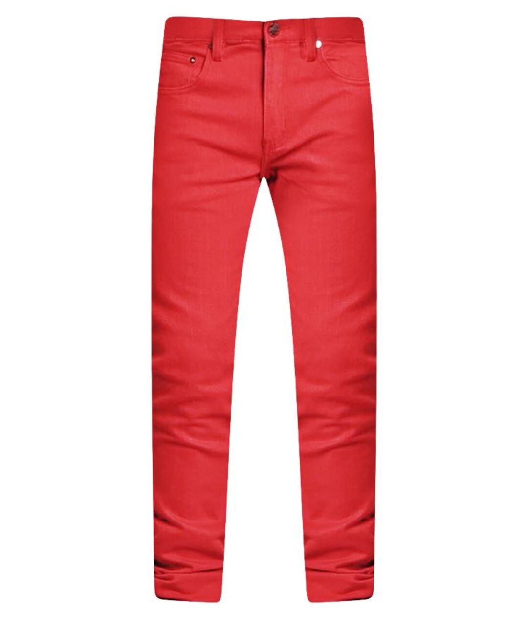JOHN RICHMOND Красные хлопковые джинсы слим, фото 1