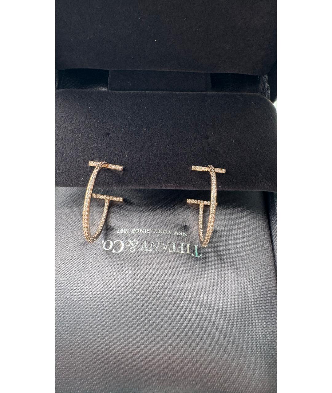 TIFFANY&CO Золотые серьги из розового золота, фото 5