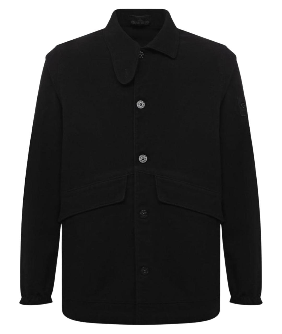 STONE ISLAND Черная полиамидовая куртка, фото 1