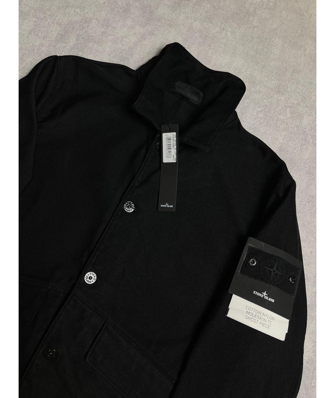 STONE ISLAND Черная полиамидовая куртка, фото 3