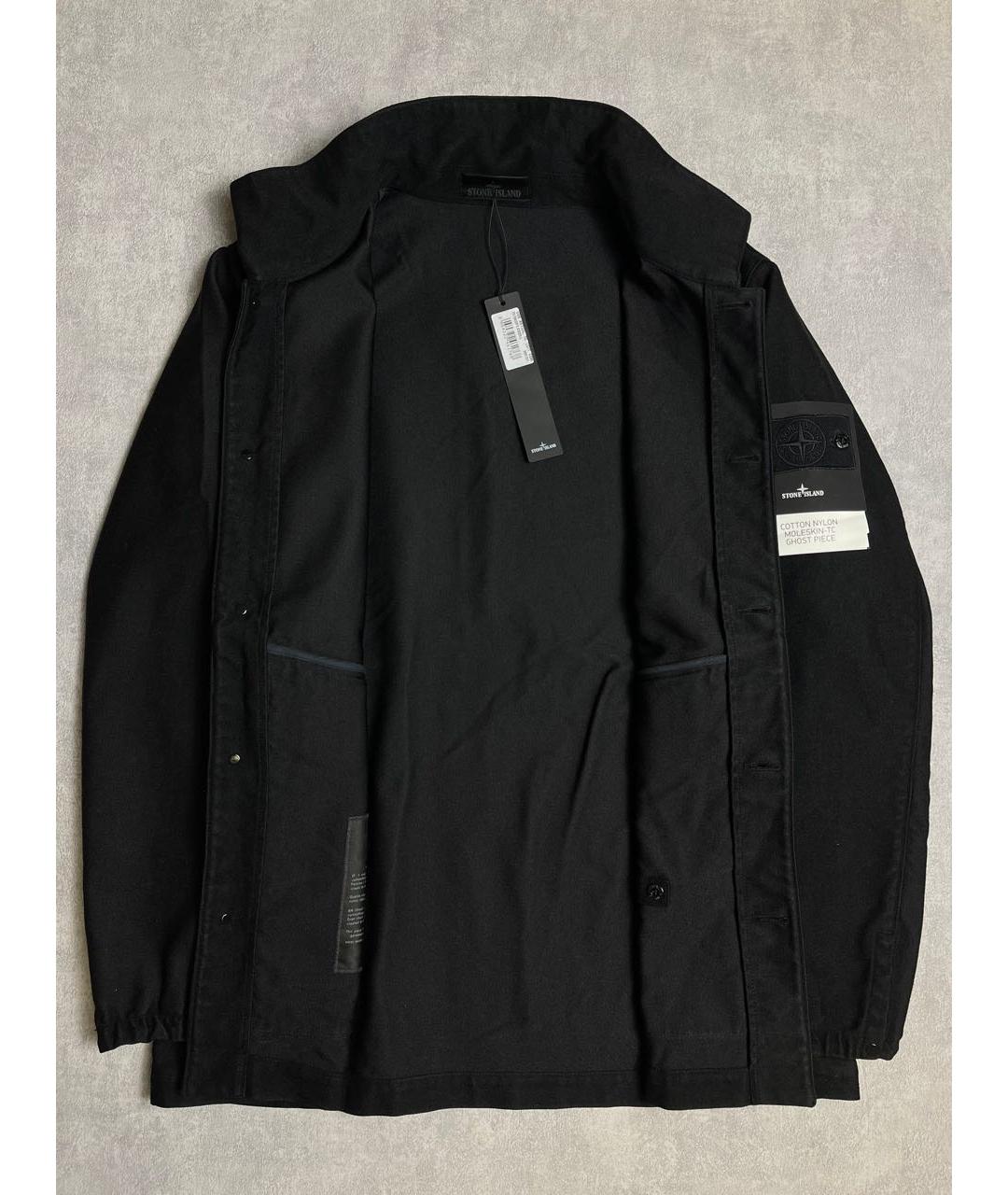 STONE ISLAND Черная полиамидовая куртка, фото 4