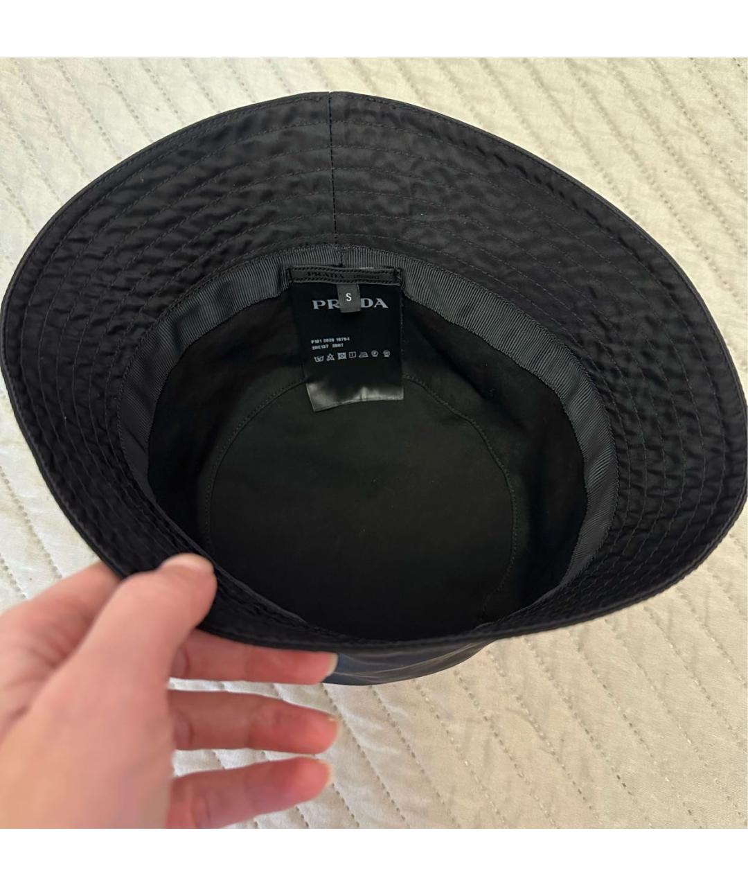 PRADA Черная панама, фото 3