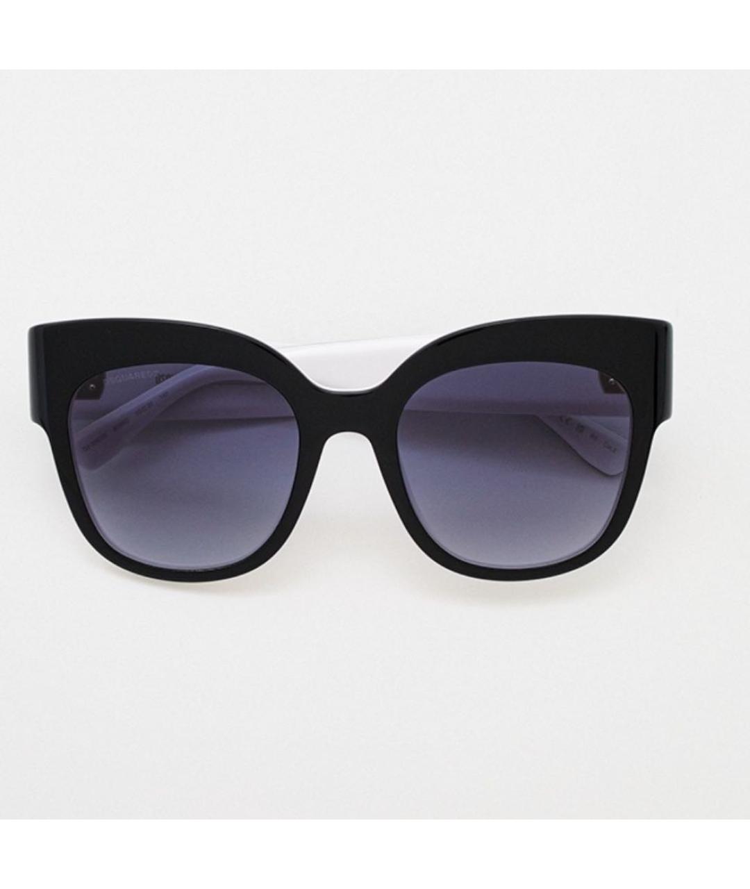 DSQUARED2 Черные пластиковые солнцезащитные очки, фото 3