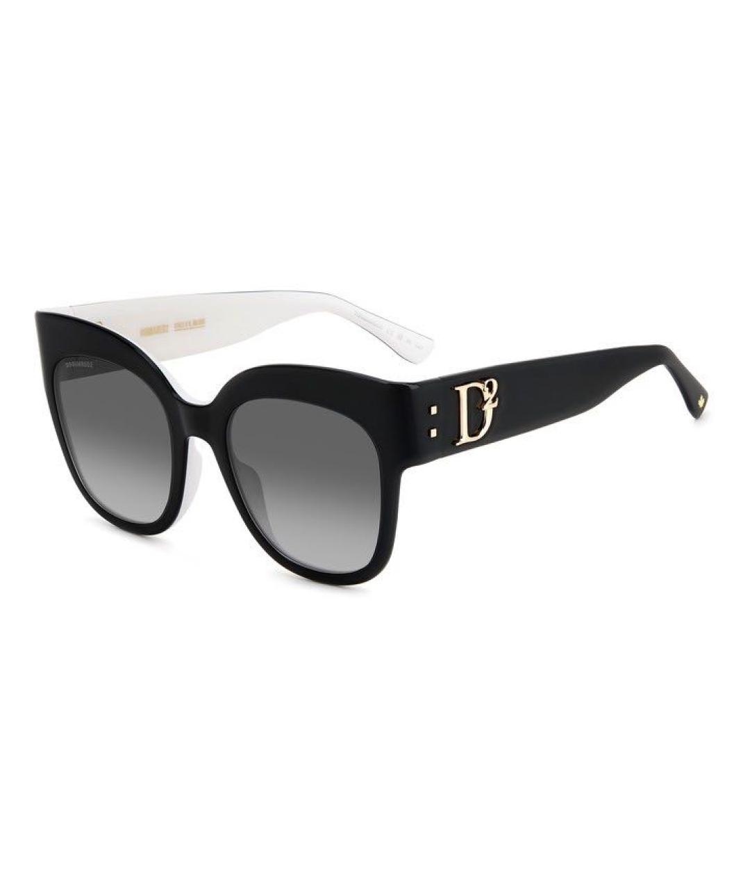 DSQUARED2 Черные пластиковые солнцезащитные очки, фото 8