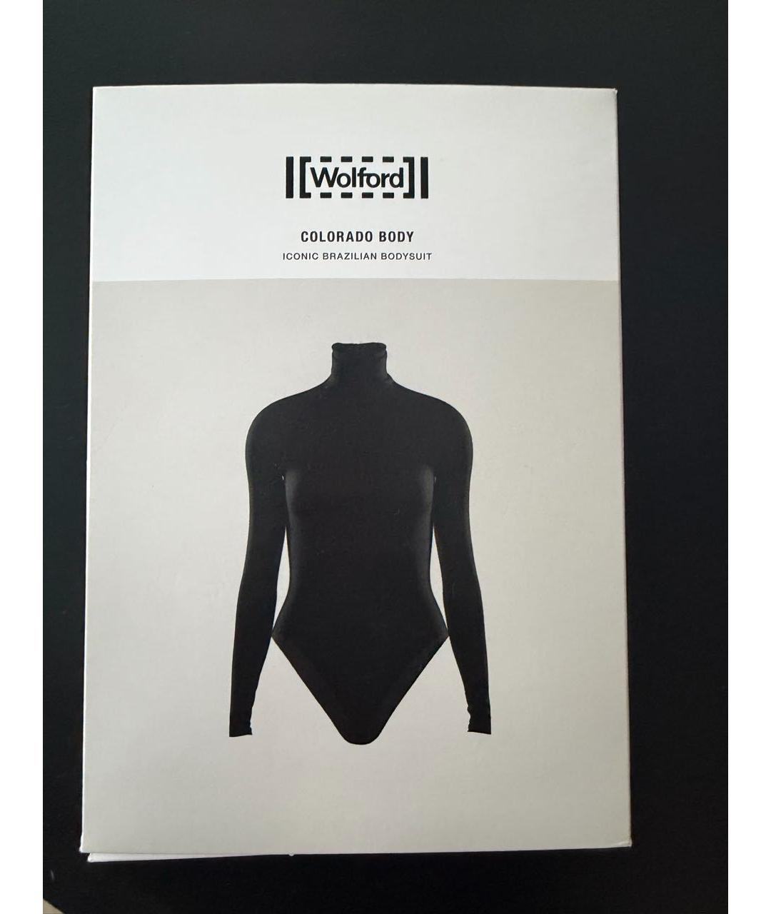 WOLFORD Черное хлопковое боди, фото 3
