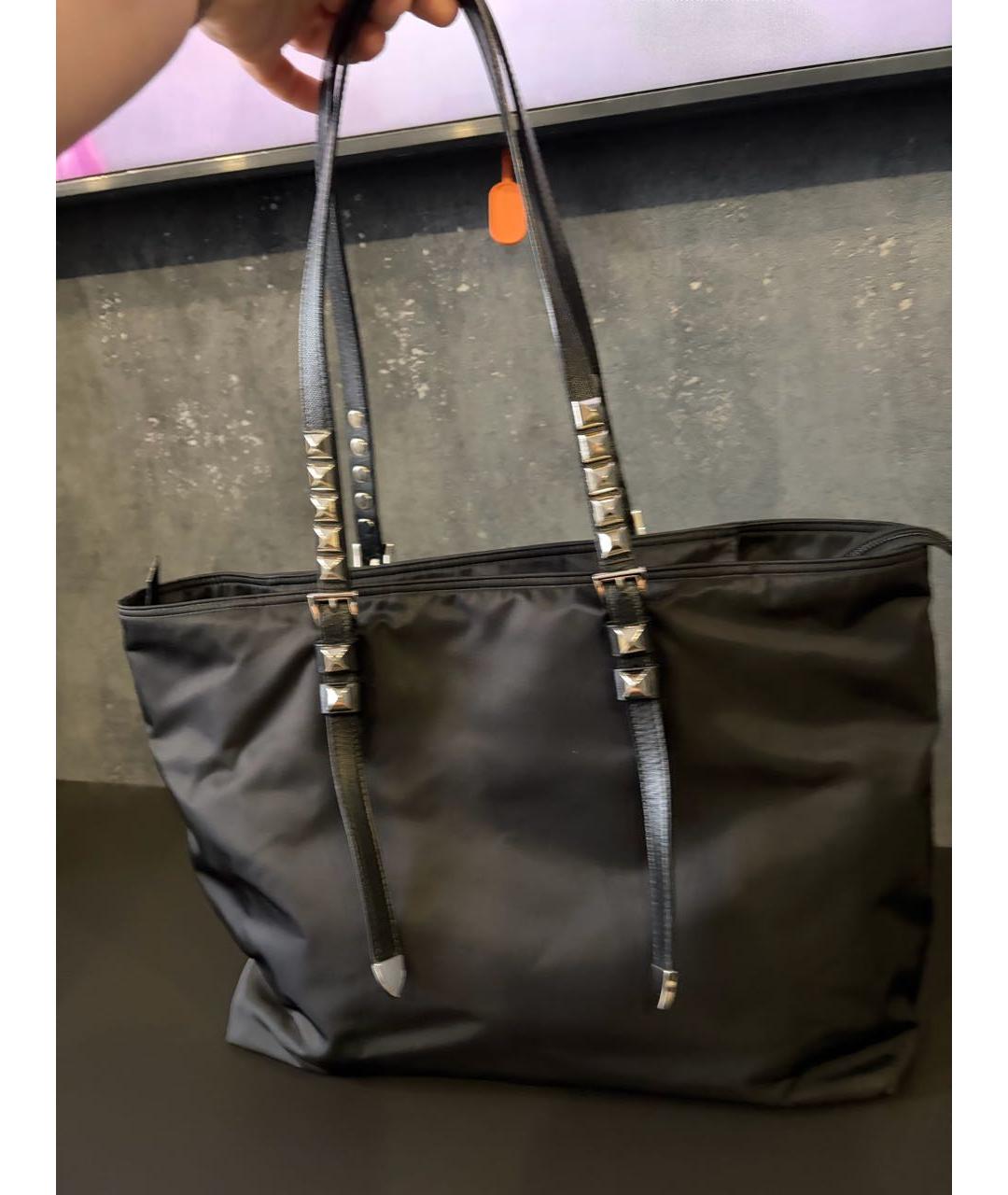PRADA Черная сумка тоут, фото 2