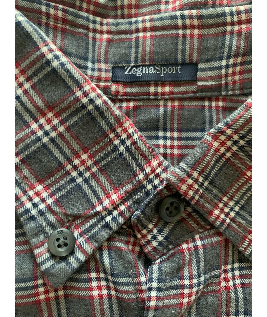 ZEGNA Мульти хлопковая кэжуал рубашка, фото 3