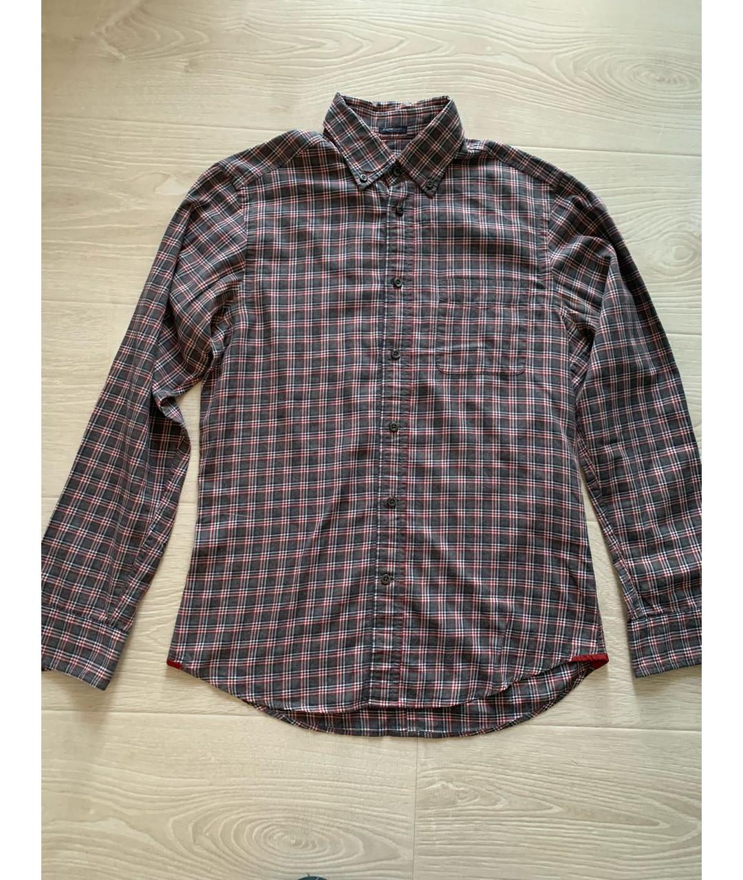 ZEGNA Мульти хлопковая кэжуал рубашка, фото 8