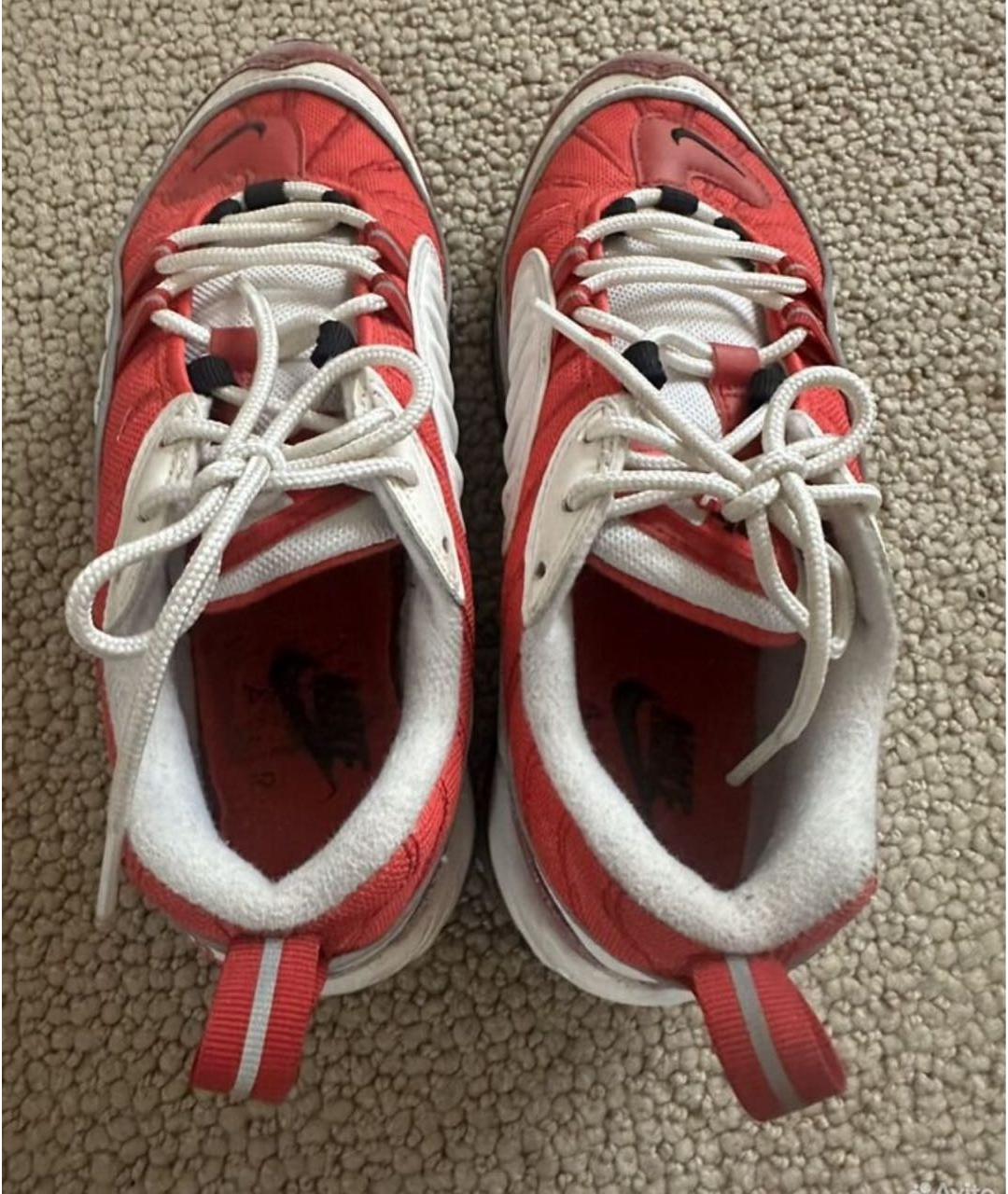 NIKE Красные кожаные кроссовки, фото 4