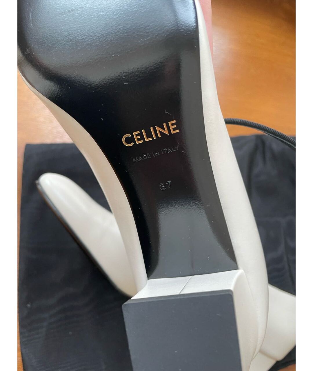 CELINE PRE-OWNED Белые кожаные туфли, фото 3