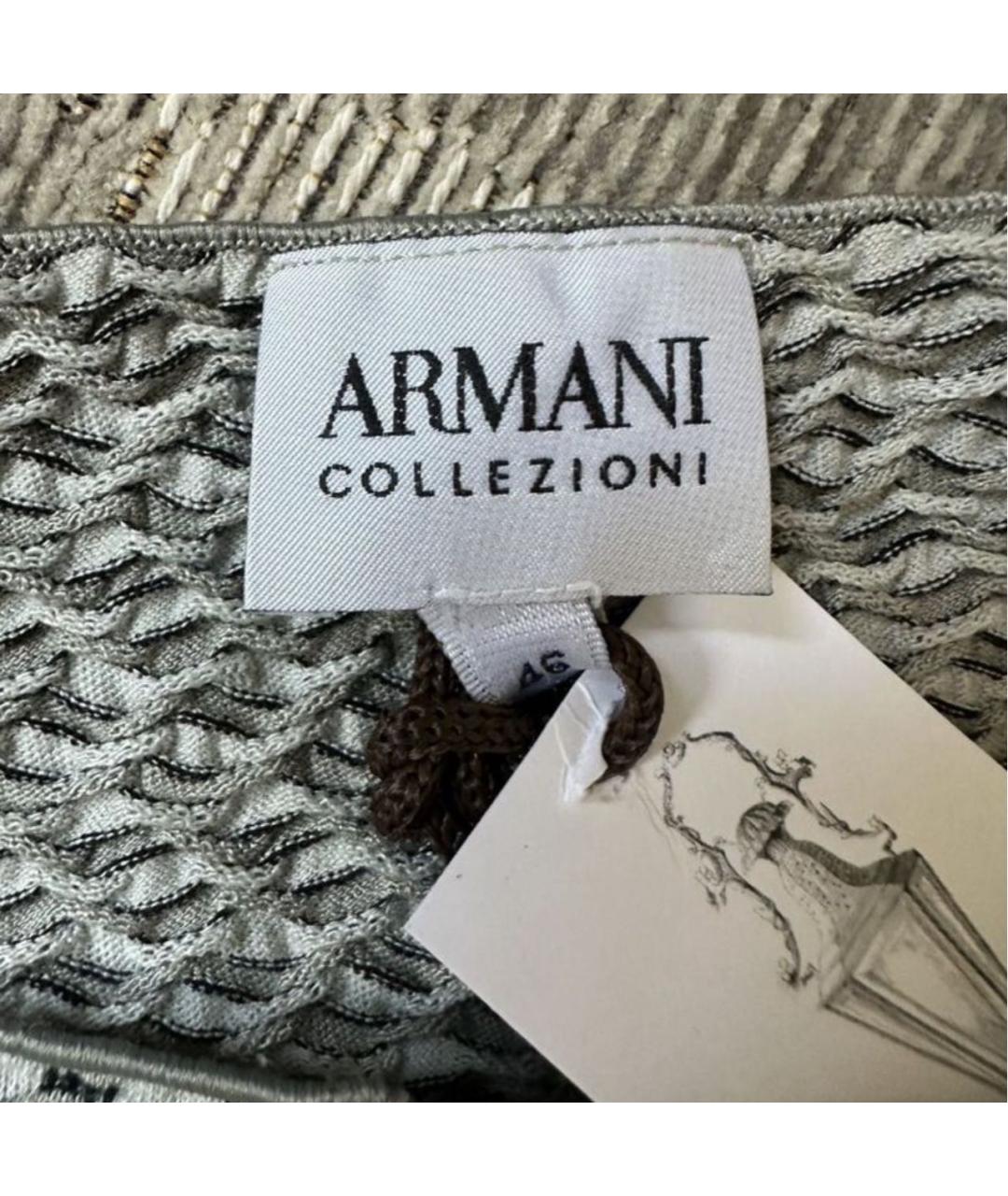 ARMANI COLLEZIONI Зеленая футболка, фото 3