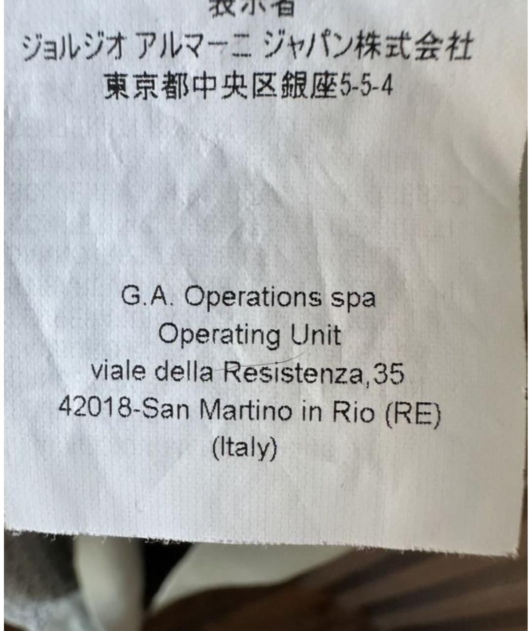 ARMANI COLLEZIONI Зеленая футболка, фото 5