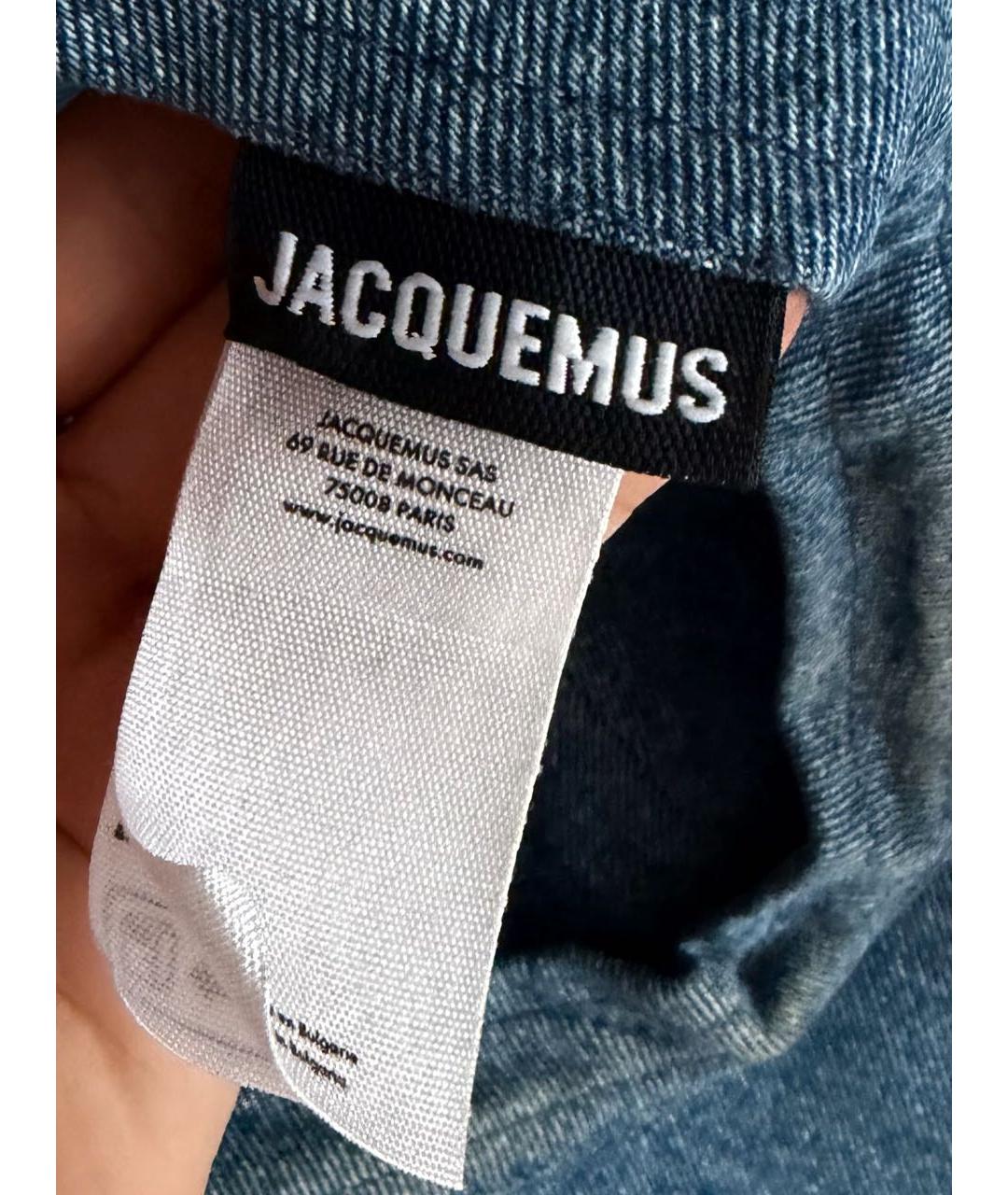 JACQUEMUS Темно-синяя кепка, фото 4