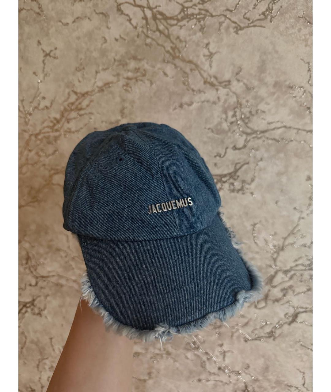 JACQUEMUS Темно-синяя кепка, фото 2
