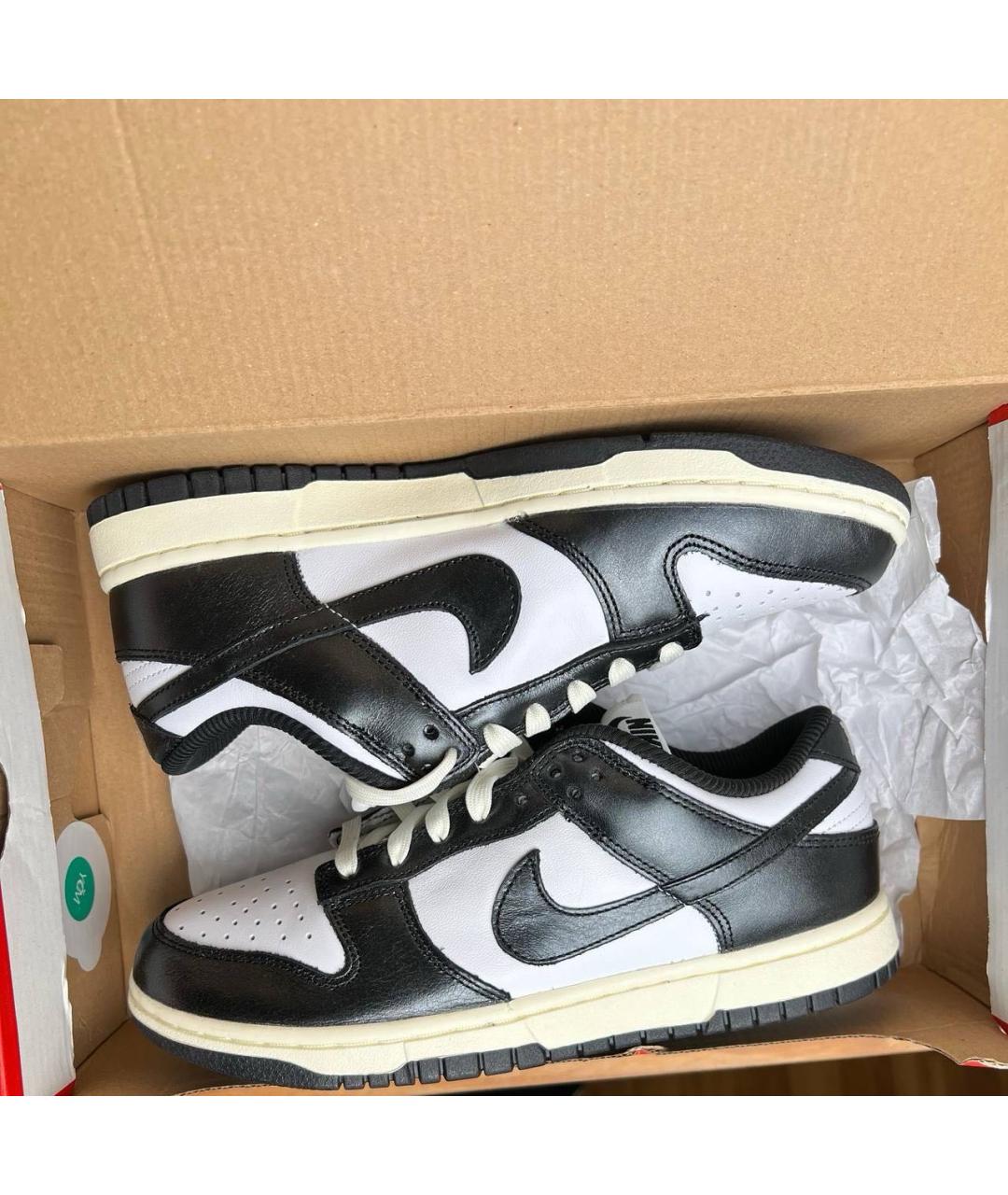NIKE Черные кожаные кеды, фото 5