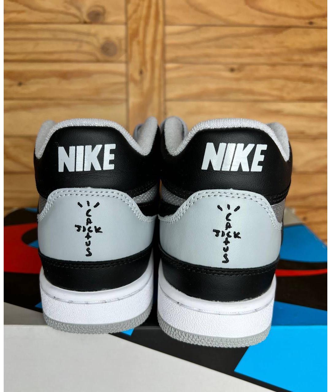 NIKE Серые низкие кроссовки / кеды, фото 4