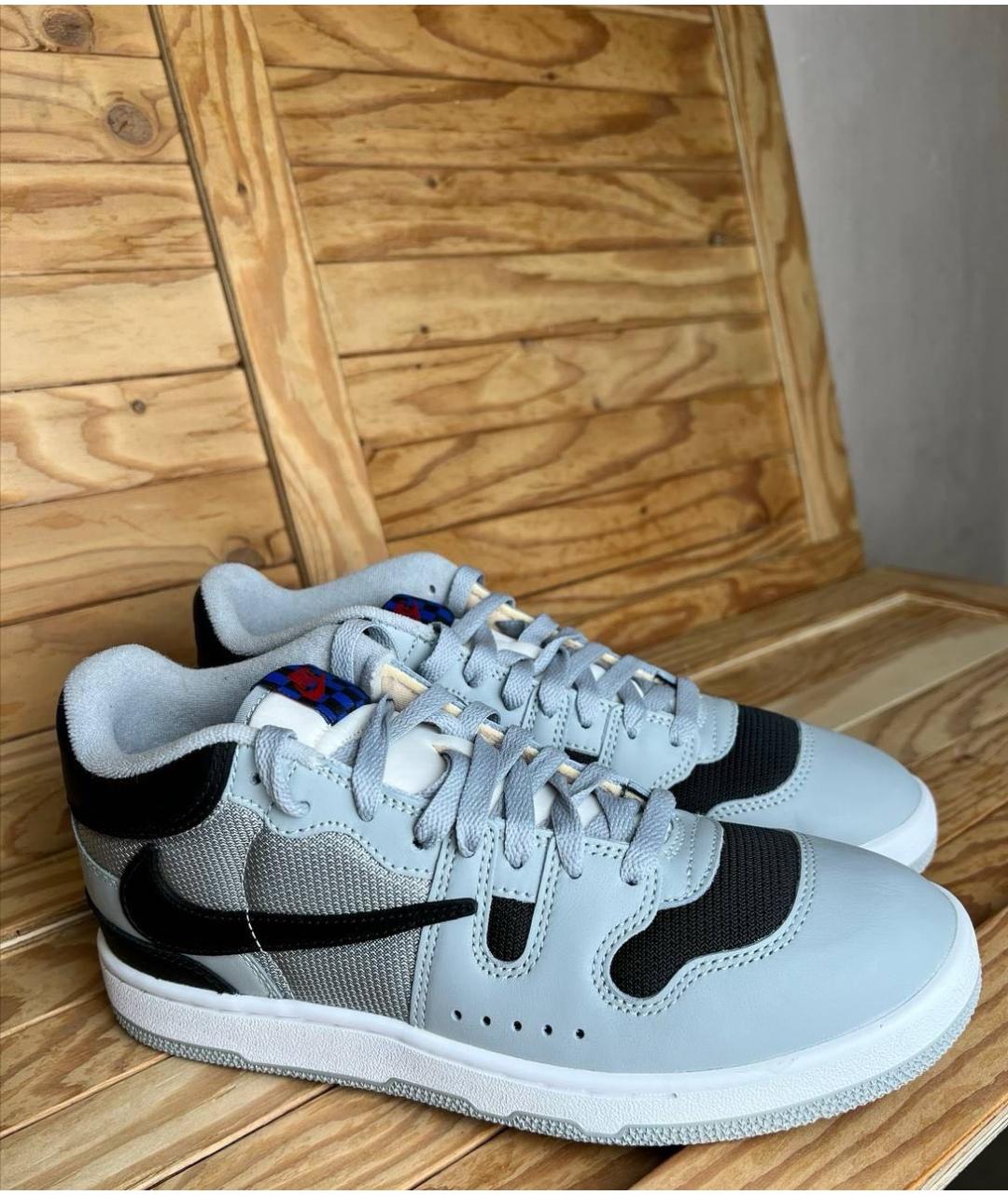NIKE Серые низкие кроссовки / кеды, фото 2
