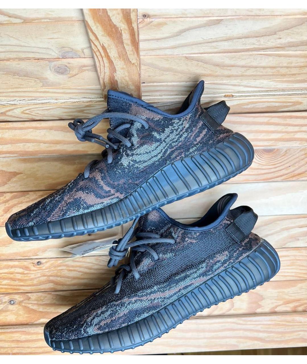 ADIDAS YEEZY Черные низкие кроссовки / кеды, фото 3