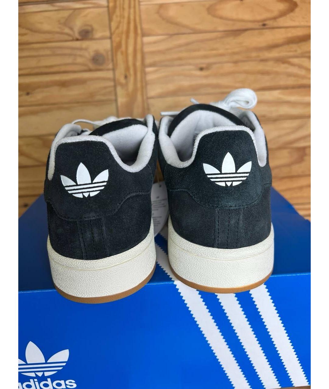 ADIDAS Черные замшевые кроссовки, фото 6