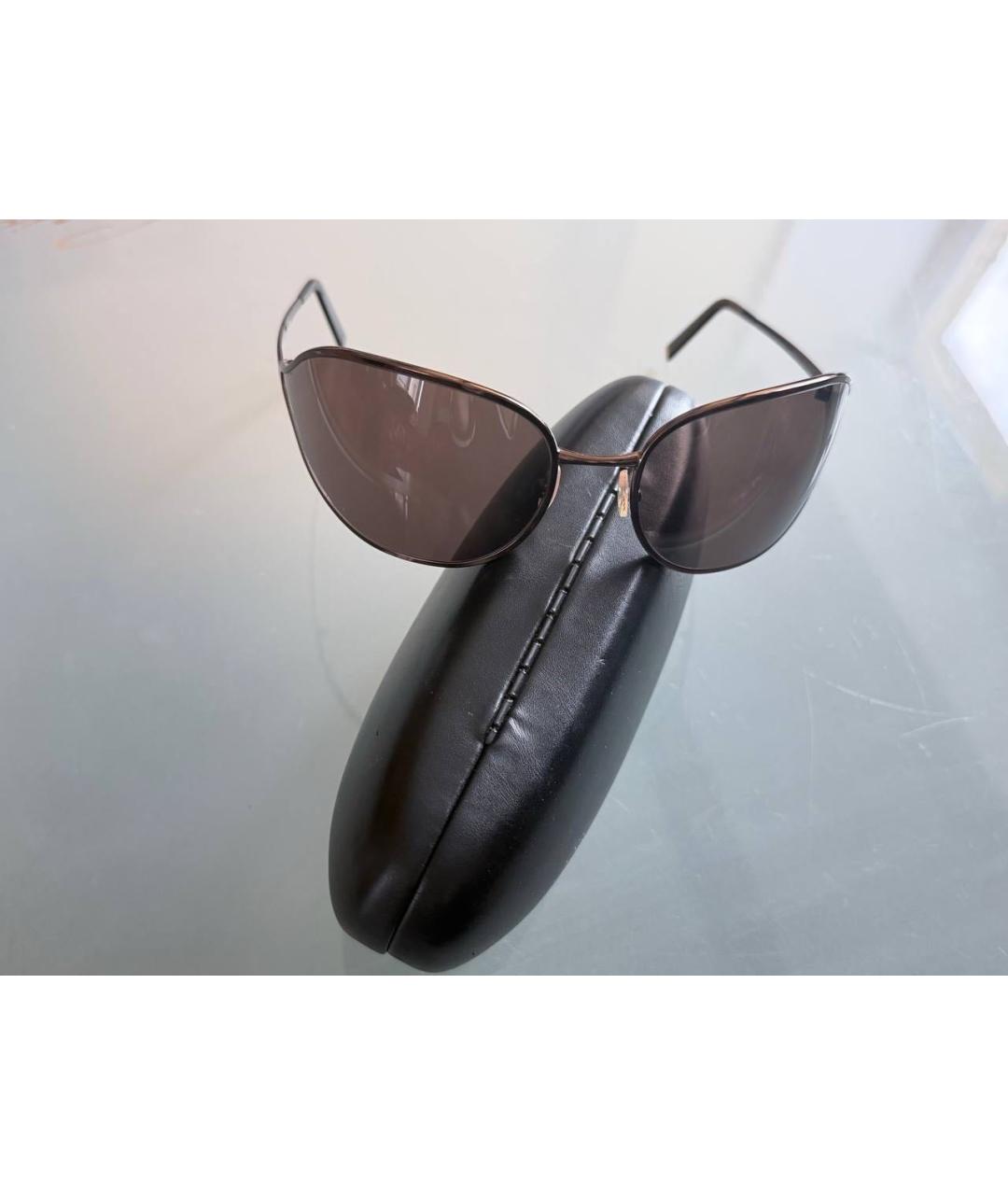 PRADA Черные металлические солнцезащитные очки, фото 4