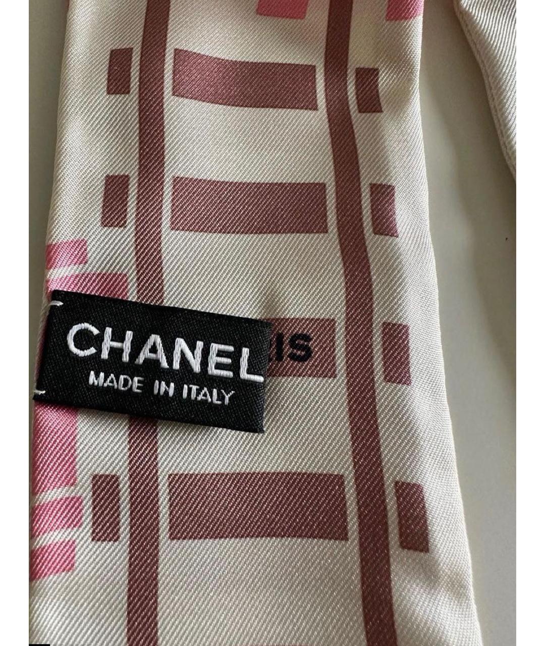 CHANEL Мульти шелковый шарф, фото 2