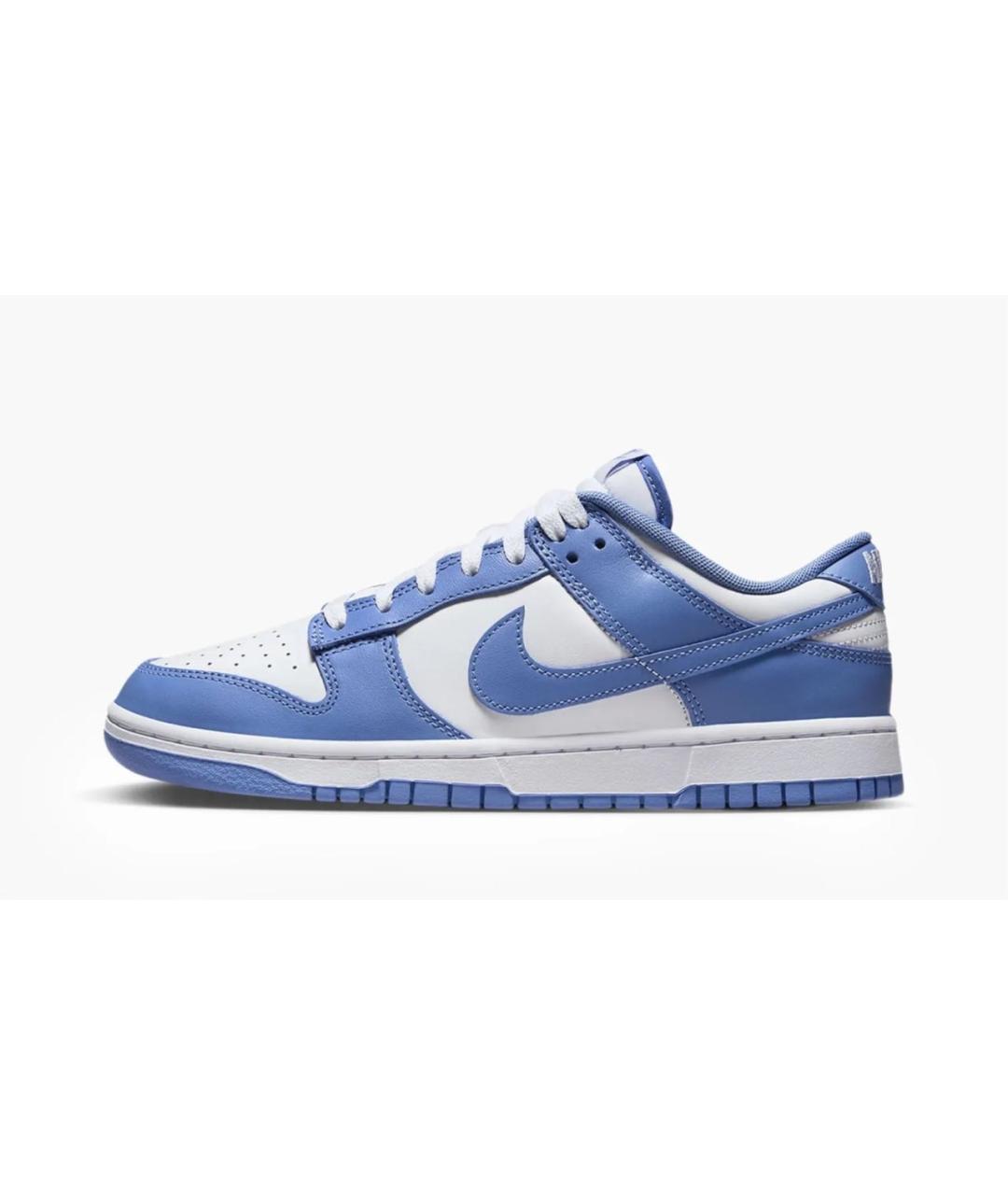 NIKE Синие кожаные кроссовки, фото 7