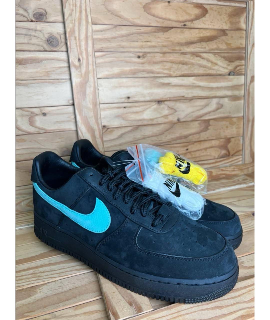 NIKE Черные низкие кроссовки / кеды, фото 2