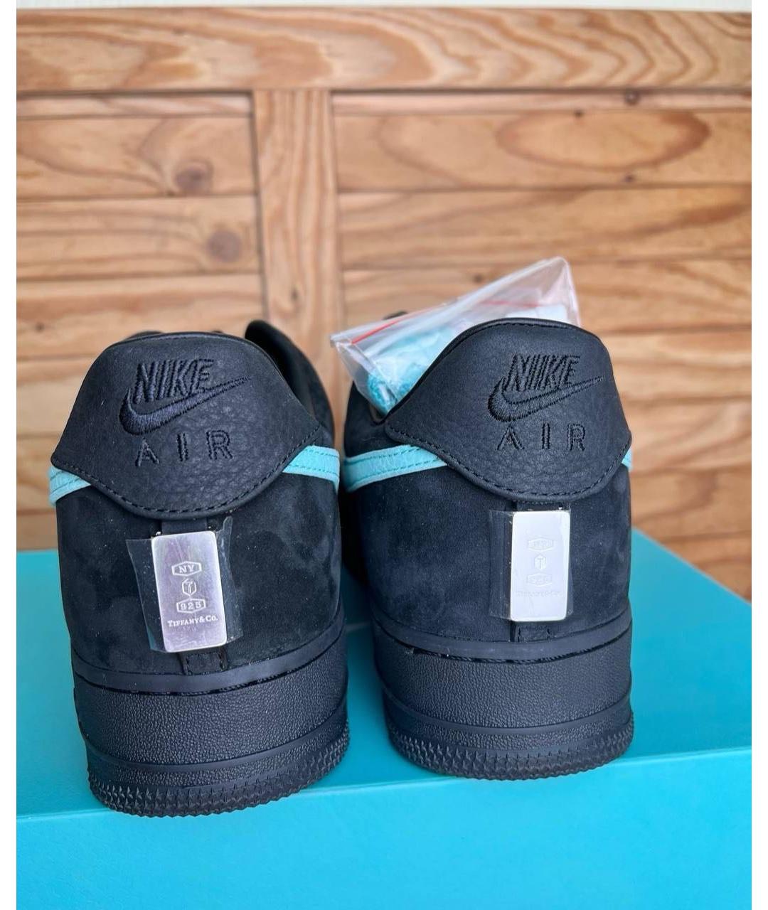 NIKE Черные низкие кроссовки / кеды, фото 4