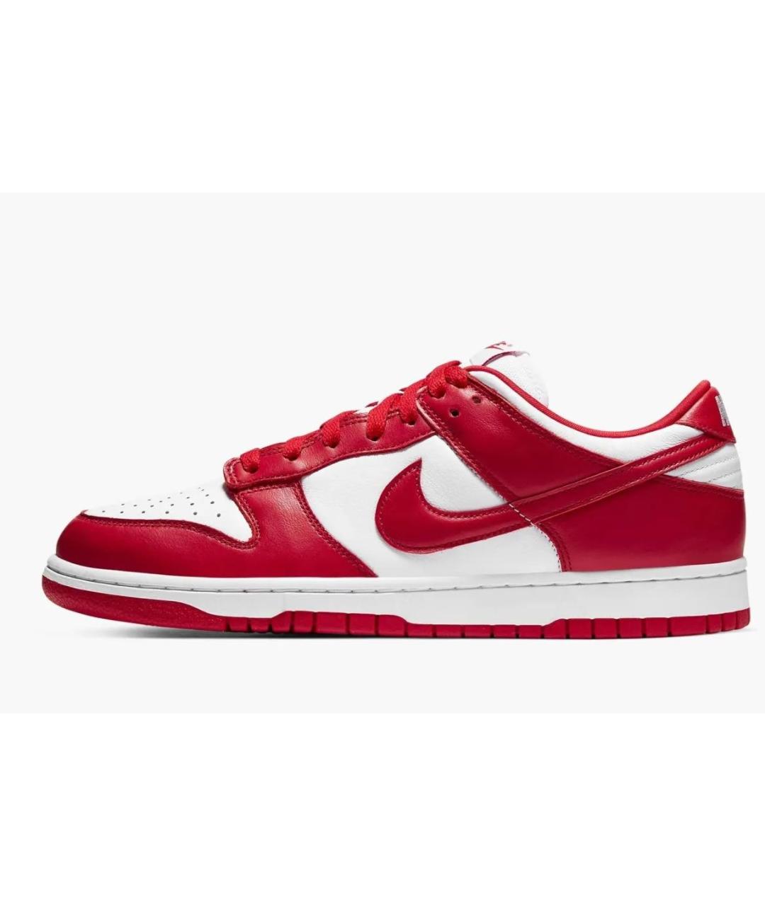 NIKE Красные кожаные кроссовки, фото 7