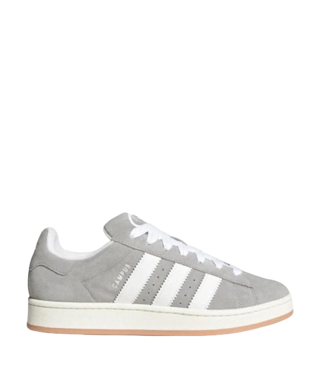 ADIDAS Серые замшевые кроссовки, фото 1