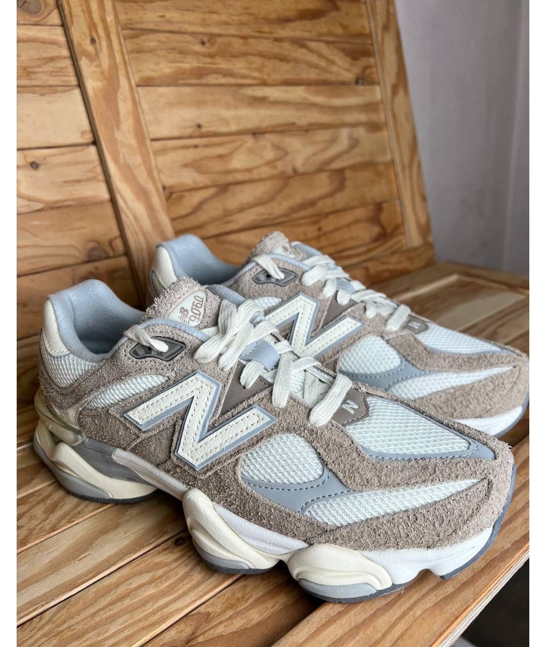 NEW BALANCE Коричневые замшевые низкие кроссовки / кеды, фото 2