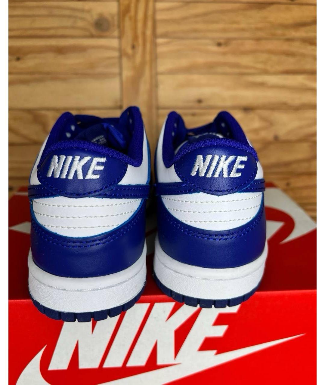NIKE Белые кожаные низкие кроссовки / кеды, фото 4