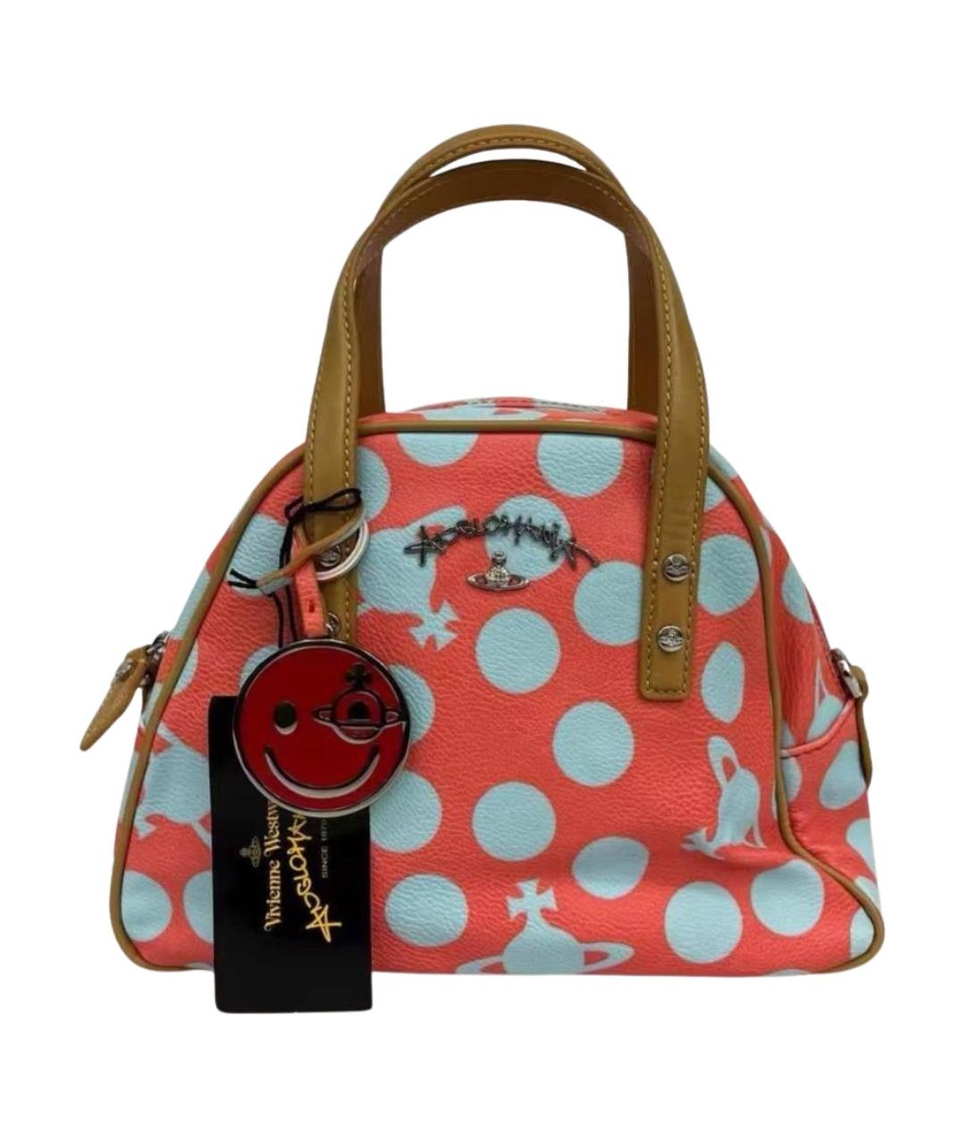 VIVIENNE WESTWOOD Мульти кожаная сумка с короткими ручками, фото 1