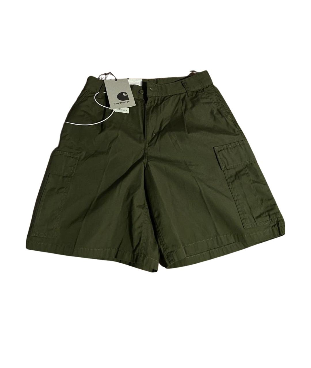 CARHARTT WIP Зеленые хлопковые шорты, фото 1