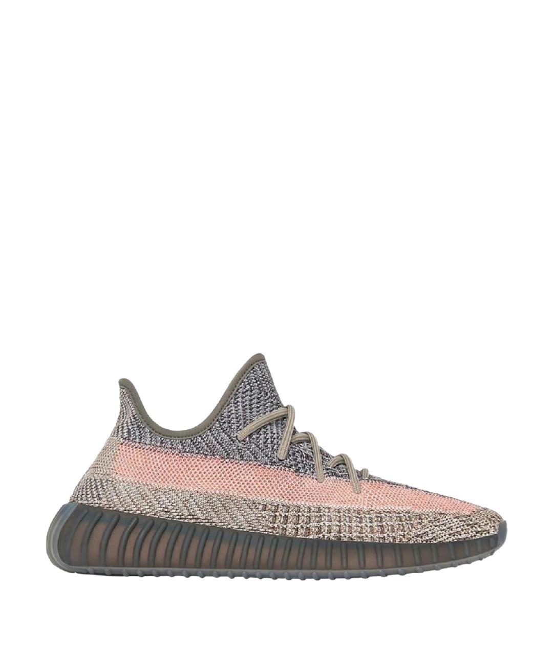ADIDAS YEEZY Серые текстильные кроссовки, фото 1