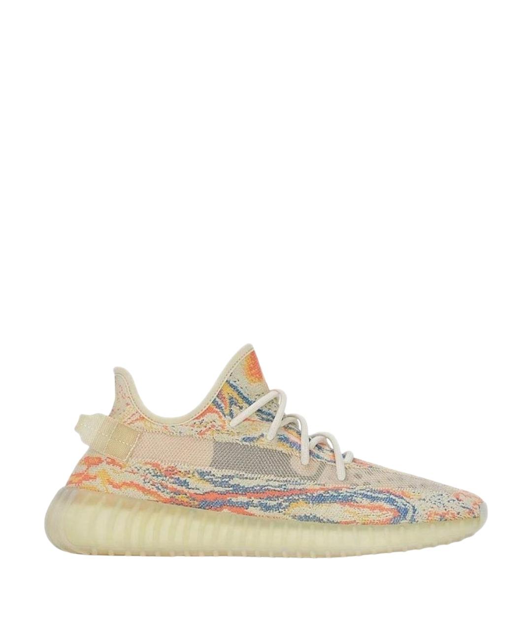 ADIDAS YEEZY Мульти текстильные низкие кроссовки / кеды, фото 1