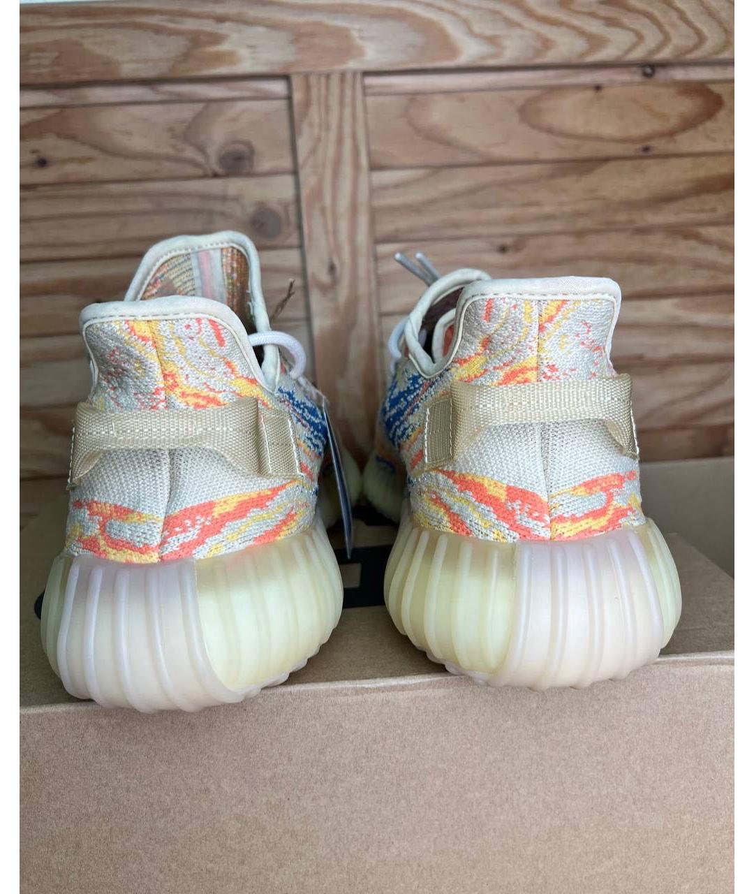 ADIDAS YEEZY Мульти текстильные низкие кроссовки / кеды, фото 4