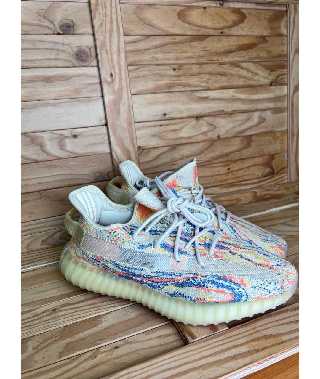 ADIDAS YEEZY Мульти текстильные низкие кроссовки / кеды, фото 2