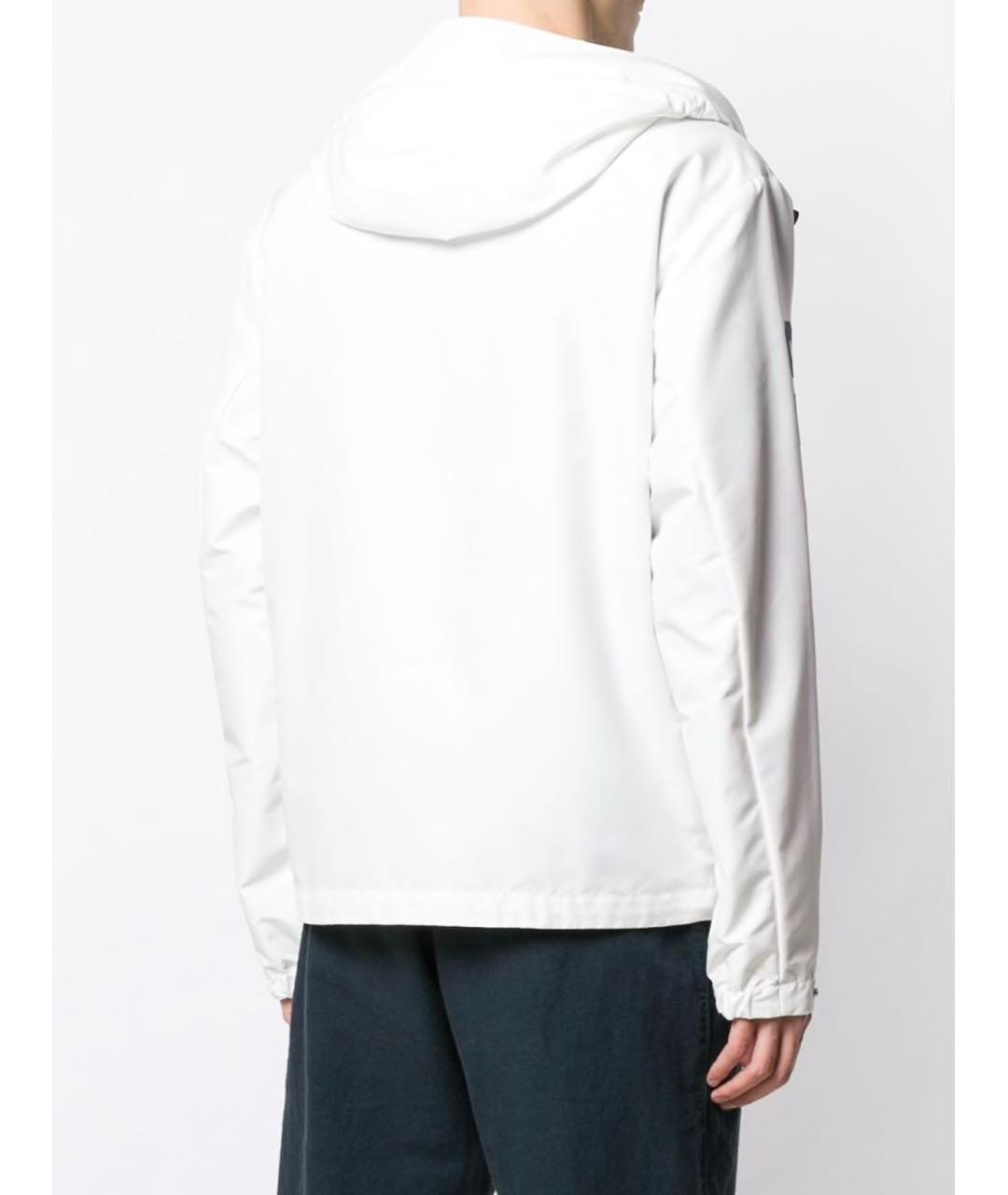 MONCLER Белая полиэстеровая куртка, фото 4