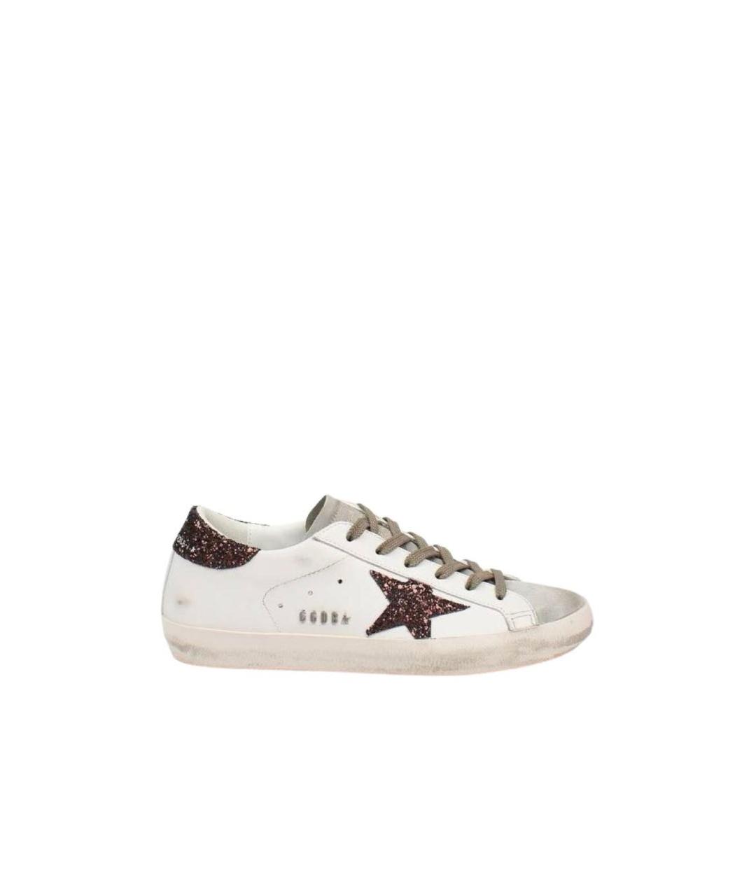 GOLDEN GOOSE DELUXE BRAND Белые кожаные кеды, фото 9
