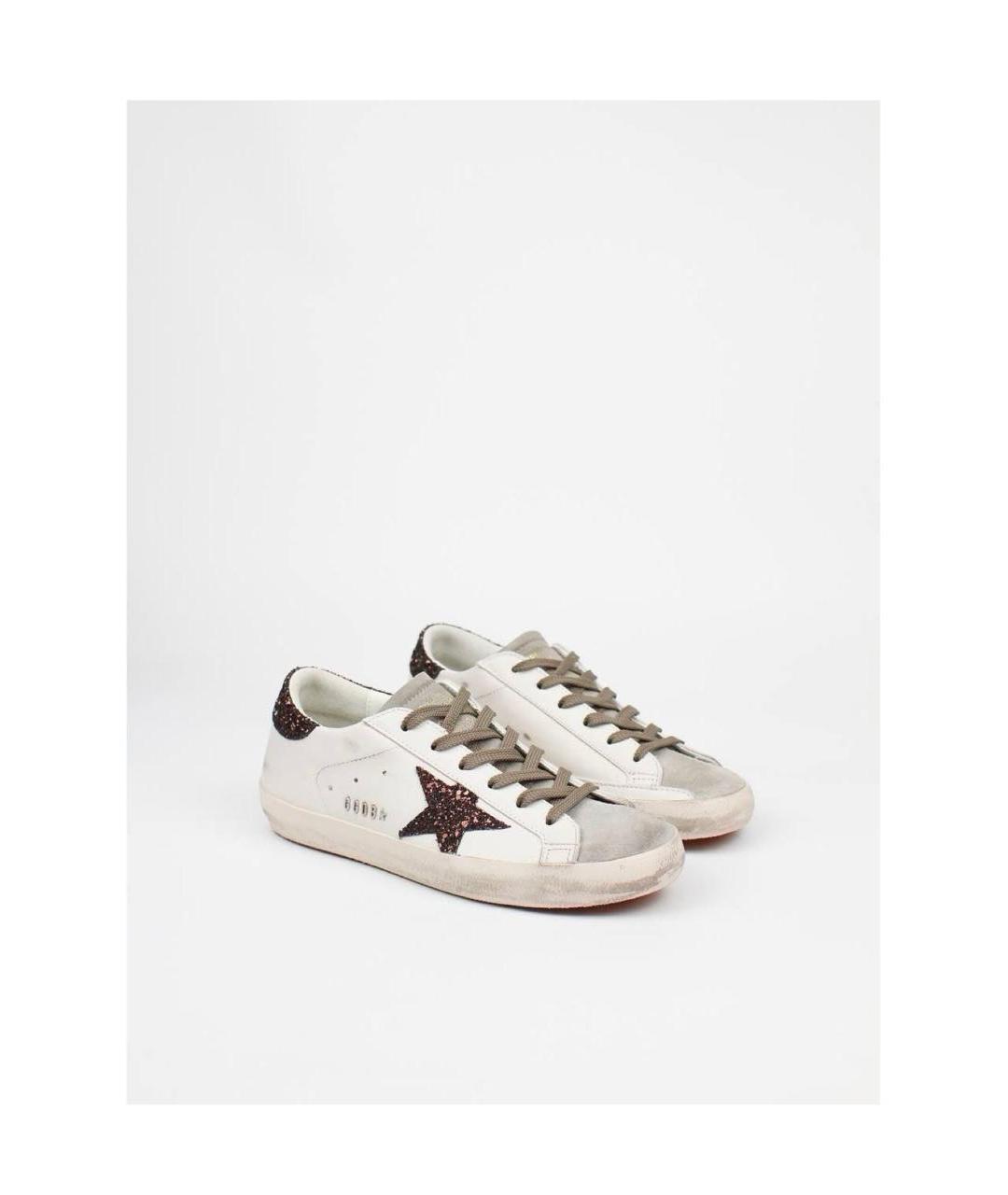 GOLDEN GOOSE DELUXE BRAND Белые кожаные кеды, фото 6