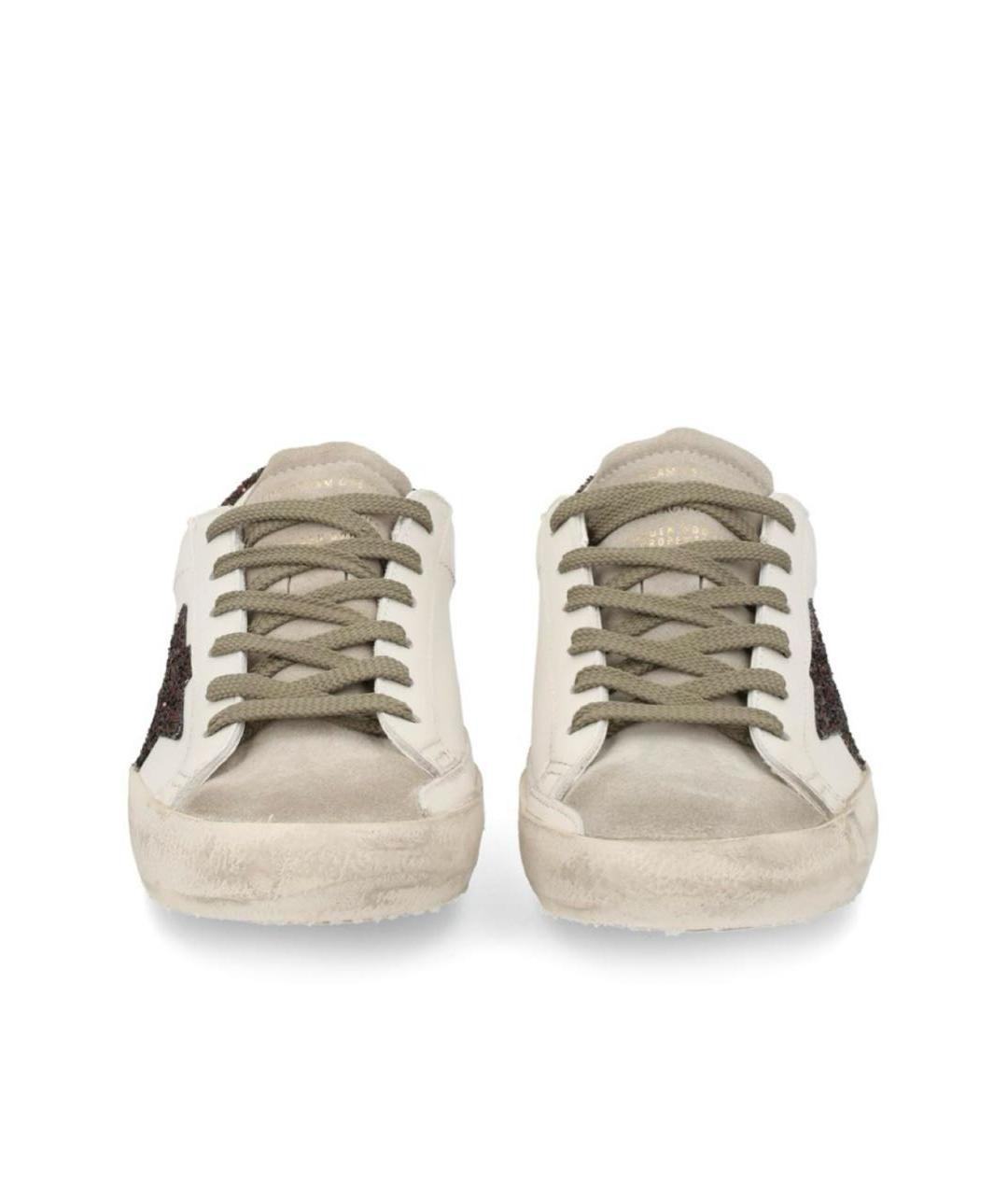 GOLDEN GOOSE DELUXE BRAND Белые кожаные кеды, фото 2