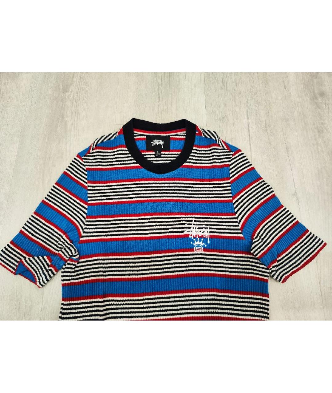 STUSSY Мульти хлопковое повседневное платье, фото 4