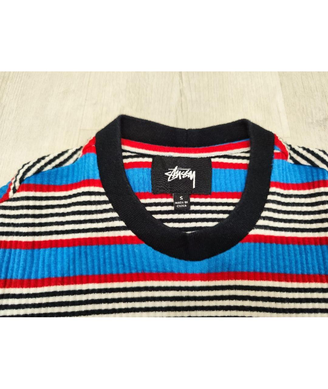 STUSSY Мульти хлопковое повседневное платье, фото 3