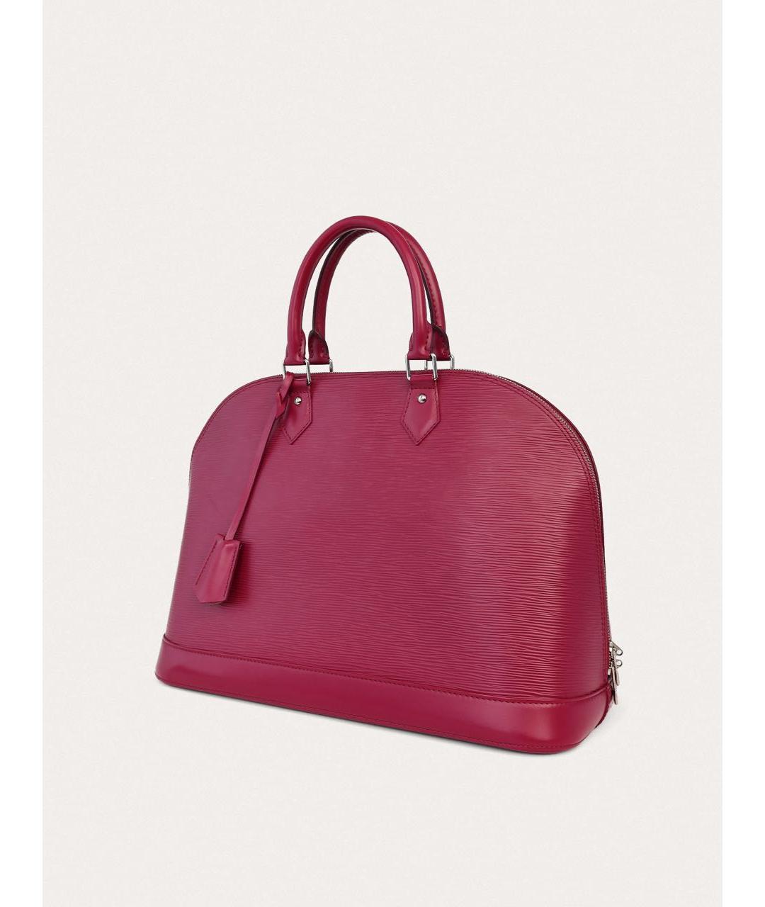 LOUIS VUITTON Фуксия кожаная сумка с короткими ручками, фото 2