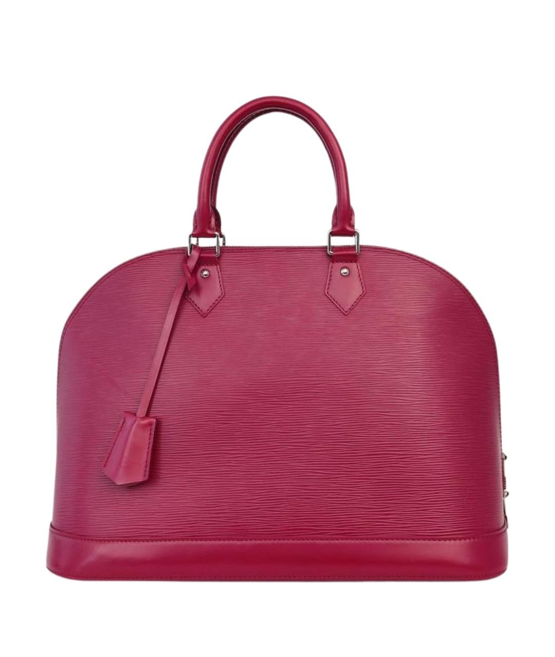 LOUIS VUITTON Фуксия кожаная сумка с короткими ручками, фото 1