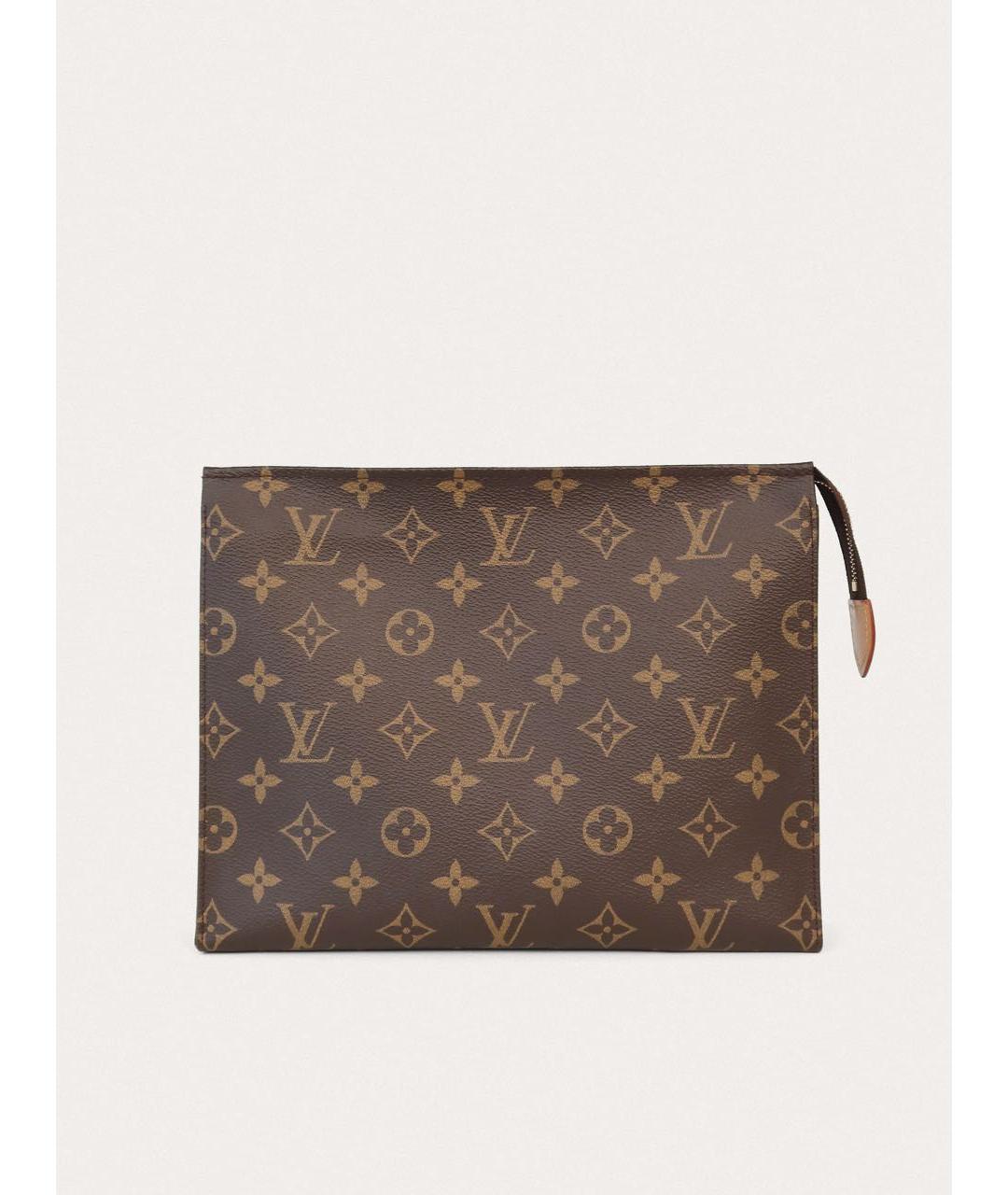 LOUIS VUITTON Коричневая барсетка, фото 9