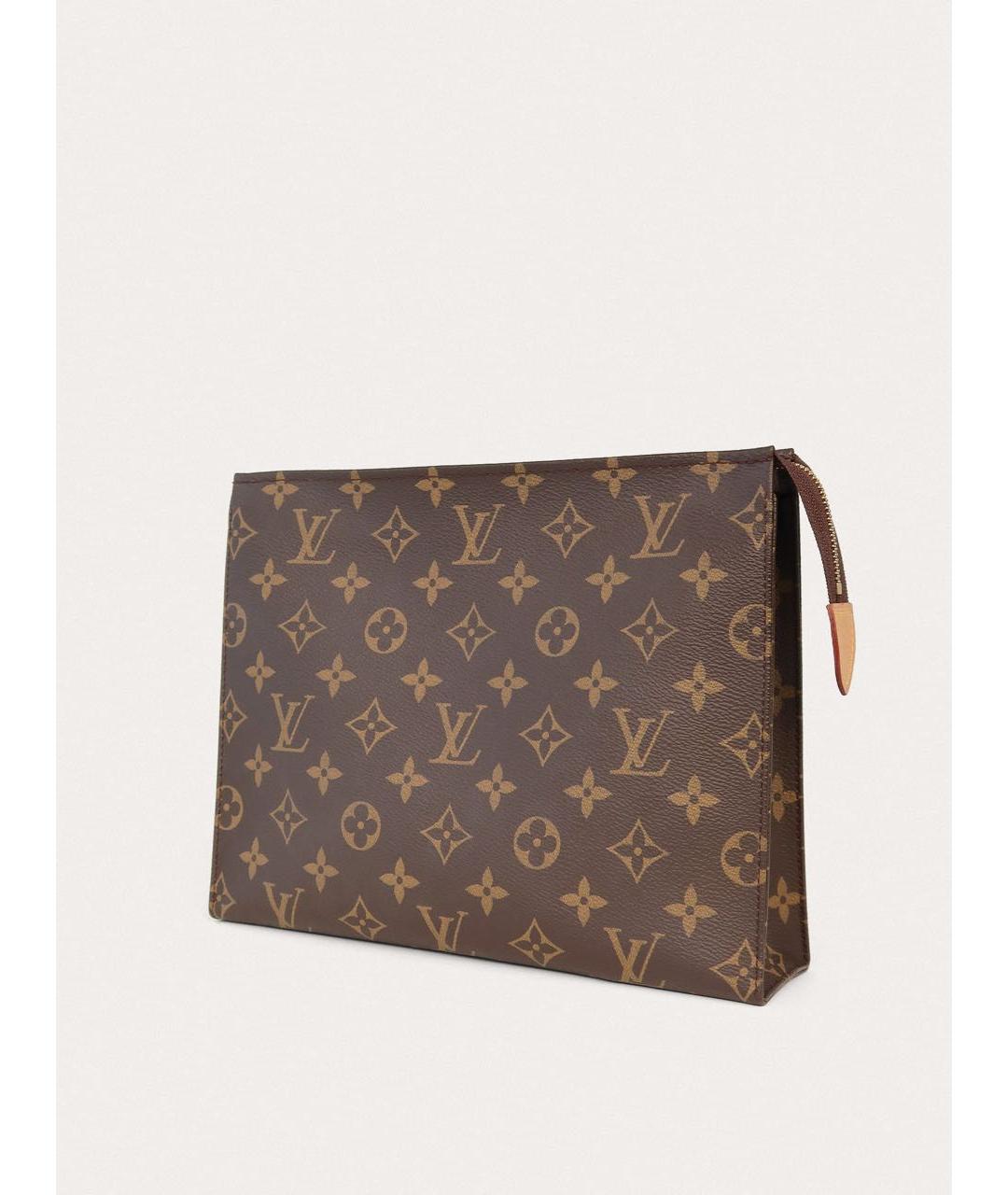 LOUIS VUITTON Коричневая барсетка, фото 2
