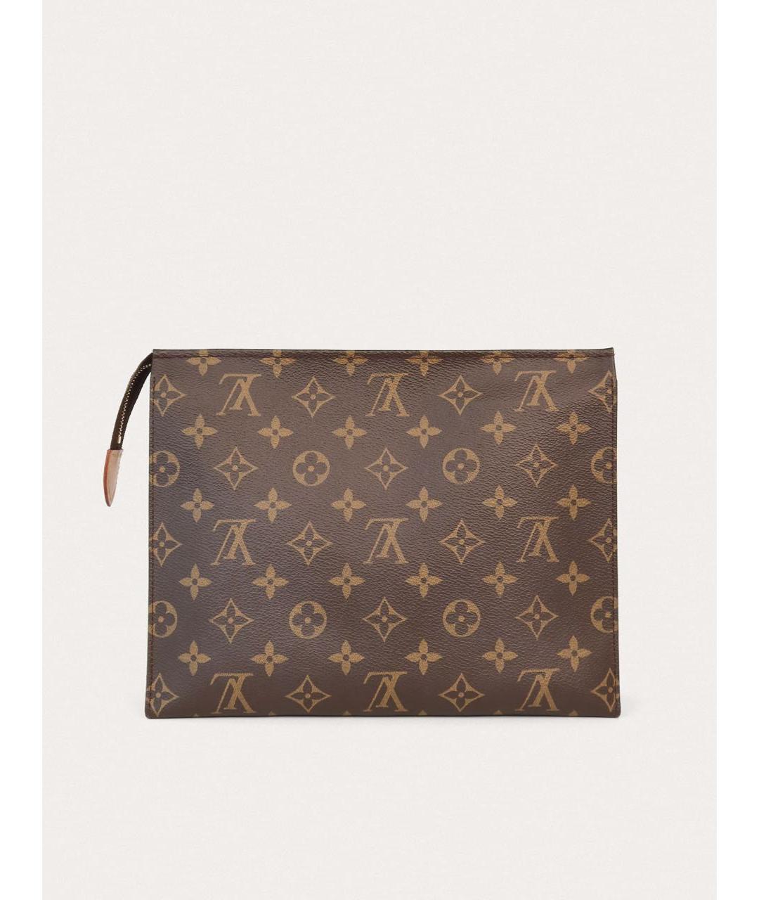 LOUIS VUITTON Коричневая барсетка, фото 3